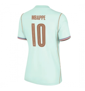 Frankrike Kylian Mbappe #10 Bortedrakt Dame VM 2026 Kortermet