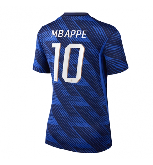 Frankrike Kylian Mbappe #10 Hjemmedrakt Dame VM 2026 Kortermet Frankrike Kylian Mbappe #10 Hjemmedrakt Dame VM 2026 Kortermet