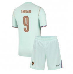 Frankrike Marcus Thuram #9 Bortedraktsett Barn VM 2026 Kortermet (+ Korte bukser)
