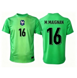 Frankrike Mike Maignan #16 Keeper Bortedrakt VM 2026 Kortermet