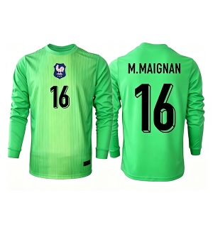 Frankrike Mike Maignan #16 Keeper Bortedrakt VM 2026 Langermet