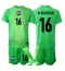 Frankrike Mike Maignan #16 Keeper Bortedraktsett Barn VM 2026 Kortermet (+ Korte bukser)