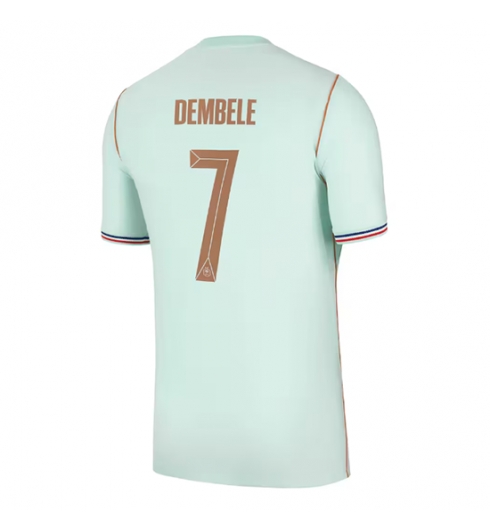 Frankrike Ousmane Dembele #7 Bortedrakt VM 2026 Kortermet Frankrike Ousmane Dembele #7 Bortedrakt VM 2026 Kortermet