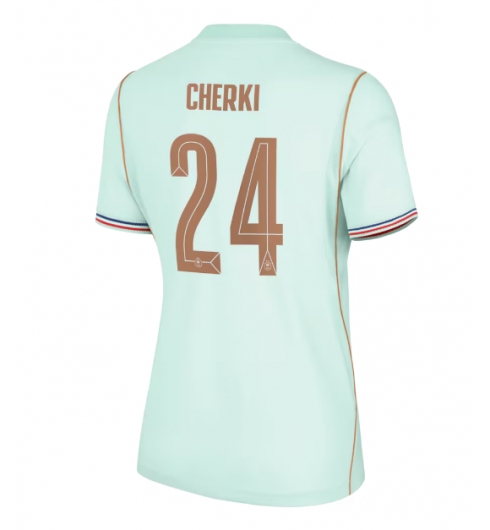 Frankrike Rayan Cherki #24 Bortedrakt Dame VM 2026 Kortermet Frankrike Rayan Cherki #24 Bortedrakt Dame VM 2026 Kortermet