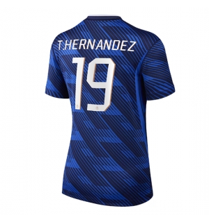 Frankrike Theo Hernandez #19 Hjemmedrakt Dame VM 2026 Kortermet