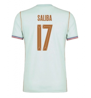 Frankrike William Saliba #17 Bortedrakt Dame VM 2026 Kortermet