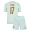 Frankrike William Saliba #17 Bortedraktsett Barn VM 2026 Kortermet (+ Korte bukser)