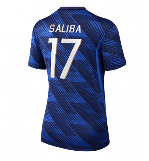Frankrike William Saliba #17 Hjemmedrakt Dame VM 2026 Kortermet Frankrike William Saliba #17 Hjemmedrakt Dame VM 2026 Kortermet