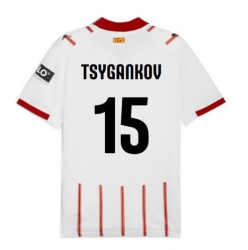 Girona Viktor Tsyhankov #15 Hjemmedrakt 2025-26 Kortermet