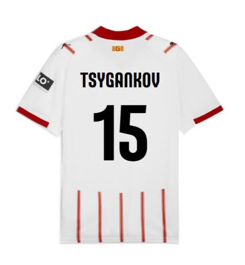 Girona Viktor Tsyhankov #15 Hjemmedrakt 2025-26 Kortermet Girona Viktor Tsyhankov #15 Hjemmedrakt 2025-26 Kortermet