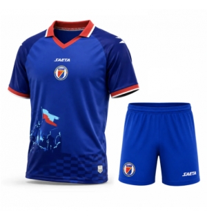 Haiti Hjemmedraktsett Barn VM 2026 Kortermet (+ Korte bukser)