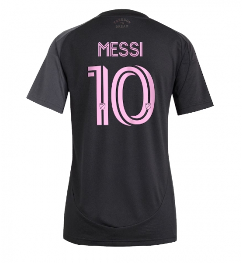 Inter Miami Lionel Messi #10 Bortedrakt Dame 2025-26 Kortermet Inter Miami Lionel Messi #10 Bortedrakt Dame 2025-26 Kortermet