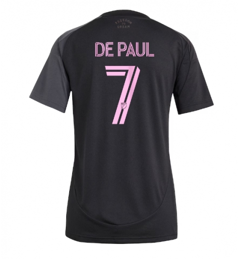 Inter Miami Rodrigo De Paul #7 Bortedrakt Dame 2025-26 Kortermet Inter Miami Rodrigo De Paul #7 Bortedrakt Dame 2025-26 Kortermet