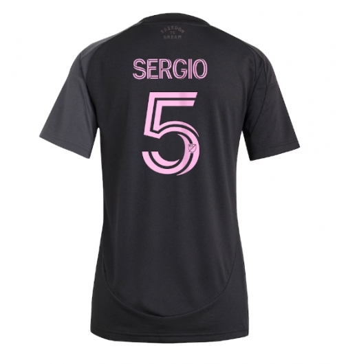 Inter Miami Sergio Busquets #5 Bortedrakt Dame 2025-26 Kortermet Inter Miami Sergio Busquets #5 Bortedrakt Dame 2025-26 Kortermet