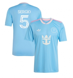 Inter Miami Sergio Busquets #5 Tredjedrakt 2025-26 Kortermet