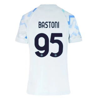 Inter Milan Alessandro Bastoni #95 Bortedrakt Dame 2025-26 Kortermet
