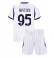 Inter Milan Alessandro Bastoni #95 Bortedraktsett Barn 2026-27 Kortermet (+ Korte bukser)
