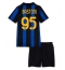 Inter Milan Alessandro Bastoni #95 Hjemmedraktsett Barn 2026-27 Kortermet (+ Korte bukser)