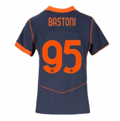 Inter Milan Alessandro Bastoni #95 Tredjedrakt Dame 2025-26 Kortermet