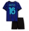 Inter Milan Davide Frattesi #16 Hjemmedraktsett Barn 2025-26 Kortermet (+ Korte bukser)