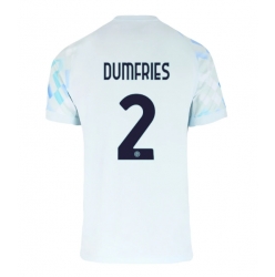Inter Milan Denzel Dumfries #2 Bortedrakt 2025-26 Kortermet