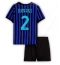 Inter Milan Denzel Dumfries #2 Hjemmedraktsett Barn 2025-26 Kortermet (+ Korte bukser)