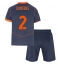 Inter Milan Denzel Dumfries #2 Tredjedraktsett Barn 2025-26 Kortermet (+ Korte bukser)