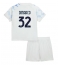 Inter Milan Federico Dimarco #32 Bortedraktsett Barn 2025-26 Kortermet (+ Korte bukser)