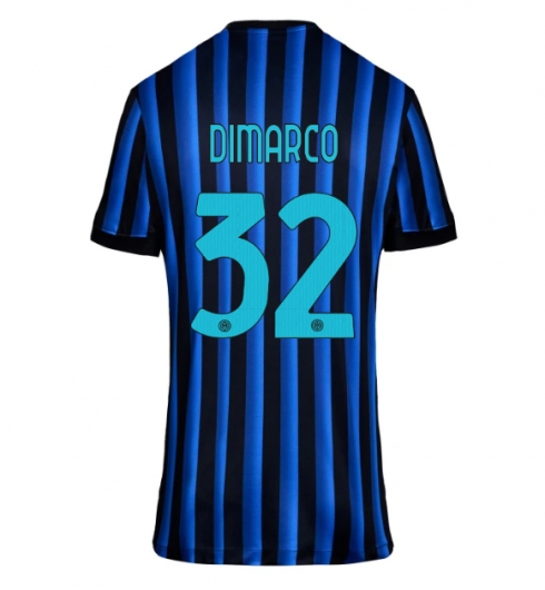 Inter Milan Federico Dimarco #32 Hjemmedrakt Dame 2025-26 Kortermet Inter Milan Federico Dimarco #32 Hjemmedrakt Dame 2025-26 Kortermet