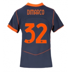 Inter Milan Federico Dimarco #32 Tredjedrakt Dame 2025-26 Kortermet