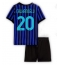 Inter Milan Hakan Calhanoglu #20 Hjemmedraktsett Barn 2025-26 Kortermet (+ Korte bukser)