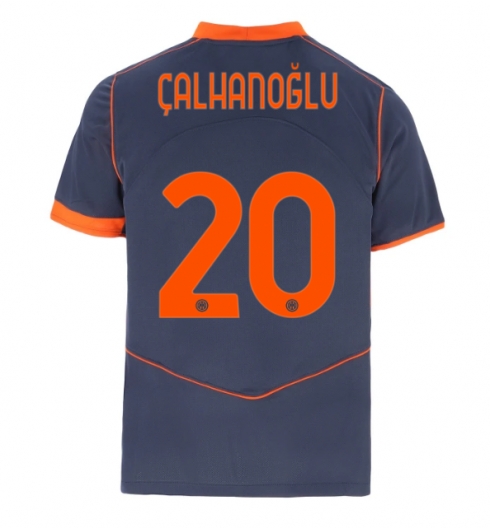 Inter Milan Hakan Calhanoglu #20 Tredjedrakt 2025-26 Kortermet Inter Milan Hakan Calhanoglu #20 Tredjedrakt 2025-26 Kortermet