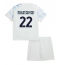 Inter Milan Henrikh Mkhitaryan #22 Bortedraktsett Barn 2025-26 Kortermet (+ Korte bukser)