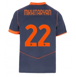 Inter Milan Henrikh Mkhitaryan #22 Tredjedrakt 2025-26 Kortermet