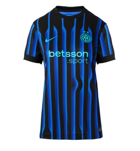 Inter Milan Hjemmedrakt Dame 2025-26 Kortermet Inter Milan Hjemmedrakt Dame 2025-26 Kortermet