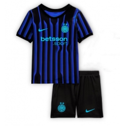 Inter Milan Hjemmedraktsett Barn 2025-26 Kortermet (+ Korte bukser)