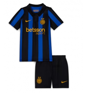 Inter Milan Hjemmedraktsett Barn 2026-27 Kortermet (+ Korte bukser)