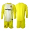 Inter Milan Keeper Bortedraktsett Barn 2025-26 Langermet (+ Korte bukser)