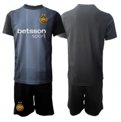 Inter Milan Keeper Hjemmedraktsett Barn 2025-26 Kortermet (+ Korte bukser)