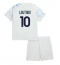 Inter Milan Lautaro Martinez #10 Bortedraktsett Barn 2025-26 Kortermet (+ Korte bukser)