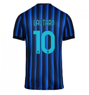 Inter Milan Lautaro Martinez #10 Hjemmedrakt 2025-26 Kortermet