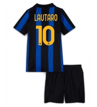 Inter Milan Lautaro Martinez #10 Hjemmedraktsett Barn 2026-27 Kortermet (+ Korte bukser)