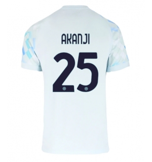 Inter Milan Manuel Akanji #25 Bortedrakt 2025-26 Kortermet