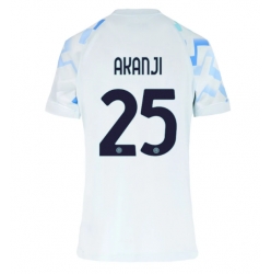 Inter Milan Manuel Akanji #25 Bortedrakt Dame 2025-26 Kortermet