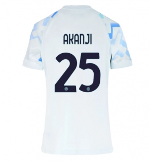 Inter Milan Manuel Akanji #25 Bortedrakt Dame 2025-26 Kortermet