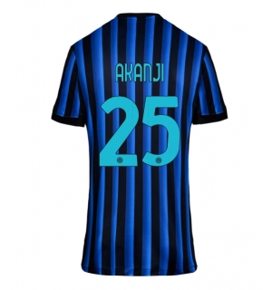 Inter Milan Manuel Akanji #25 Hjemmedrakt Dame 2025-26 Kortermet