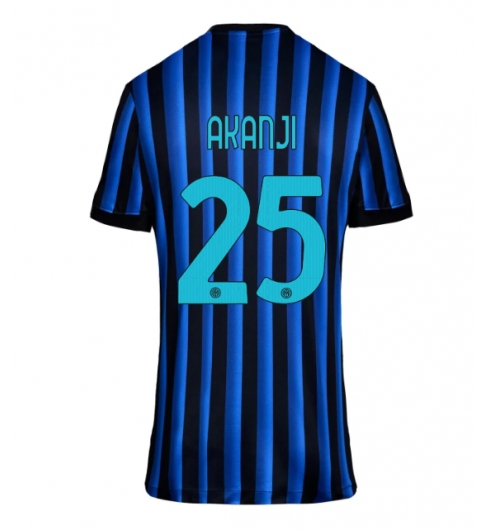 Inter Milan Manuel Akanji #25 Hjemmedrakt Dame 2025-26 Kortermet Inter Milan Manuel Akanji #25 Hjemmedrakt Dame 2025-26 Kortermet