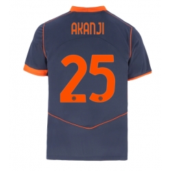 Inter Milan Manuel Akanji #25 Tredjedrakt 2025-26 Kortermet