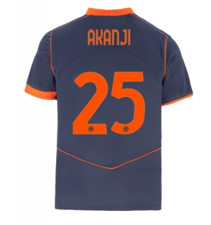 Inter Milan Manuel Akanji #25 Tredjedrakt 2025-26 Kortermet
