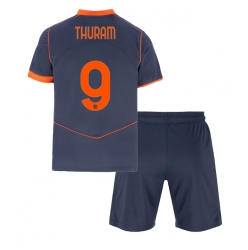 Inter Milan Marcus Thuram #9 Tredjedraktsett Barn 2025-26 Kortermet (+ Korte bukser)